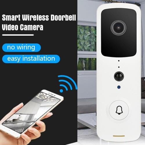 Home Security M300 WIFI Doorbell Mini 720P Smart Wireless Video Doorbell Door Intercom PIR Door Chine Bell with IR Night Vision