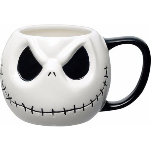 Christmas Eve Jack Cup Halloween Spoof Ceramic Cup Creative Shaped Coffee Cup Water Cup