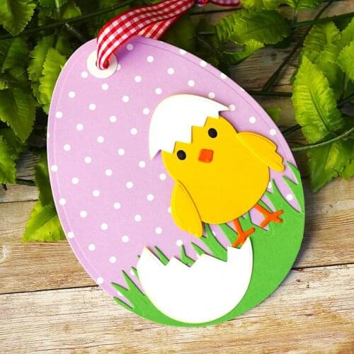 Julyarts Chick Eggshell Card Making Supplies Metal Dies For DIY Photo Album Card Craft Paper Embossing Supplies