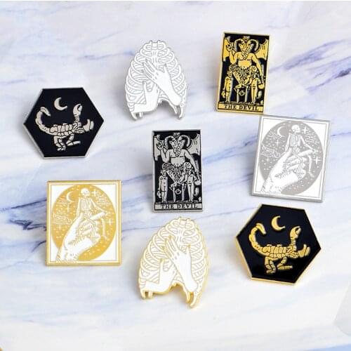 MQHH Silver Brooches For Clothes