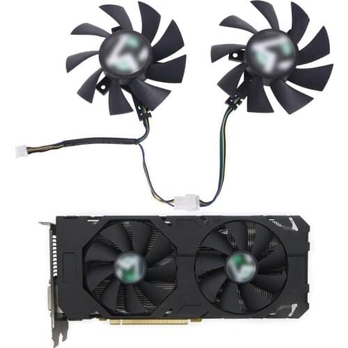 New 75MM MS RX570 GT710 GT730 GPU Alternative Cooler Cooling Fan For MAXSUN RX 570 Graphics Cards As Replacement fan N7MC