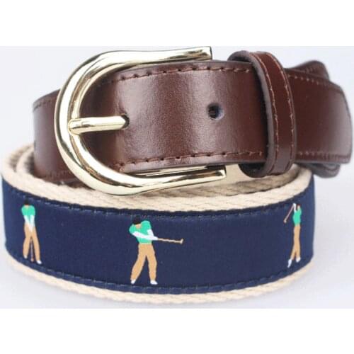New style and design famous men belt brand luxury pattern with pople needlepoint leather belt for belt man