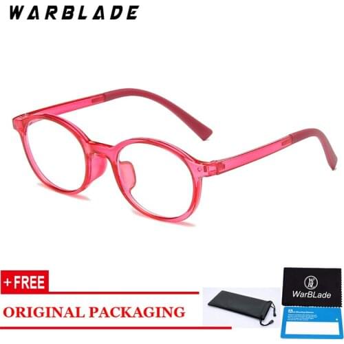 WarBLade Kids Anti Blue Light Glasses New Children Eyeglasses Boys Girls Clear Lens Spectacles oculos infantil UV400 Eyewears