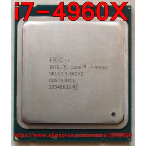 Intel Core i7 i7-4960X processor i7 4960X Desktop CPU 6-cores 3.60GHZ 15MB 32nm LGA2011 free shipping