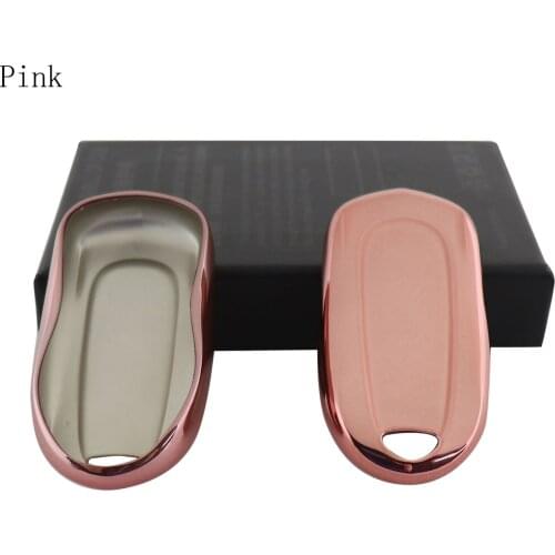 Pink Protective TPU key Case Shell Cover for Buick Encore Verano Lacrosse