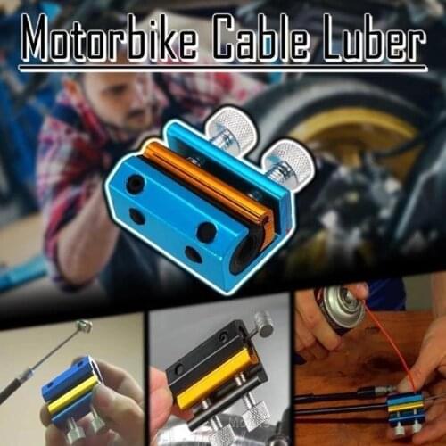 Motorbike Dual Cable Lube Luber Lubricator Lubricant tool Motorcycle Scooter Bike ATV Motorcycle Line Oiler Motorbike Maintenanc
