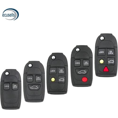 2/3/4/5 Button Modified Flip Floding Remote Key Shell key Case Housing For Volvo C70 S40 S60 S70 S80 S90 V40 V70 V90 XC70 XC9