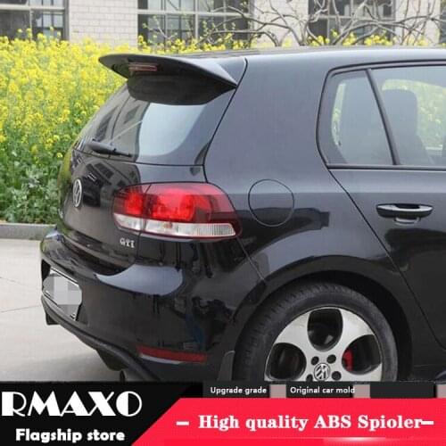 For Golf 6 Spoiler 2010-2013 VW Golf 6 R GTI OISR-G Spoiler ABS plastic Material Car Rear Wing Color Rear Spoiler