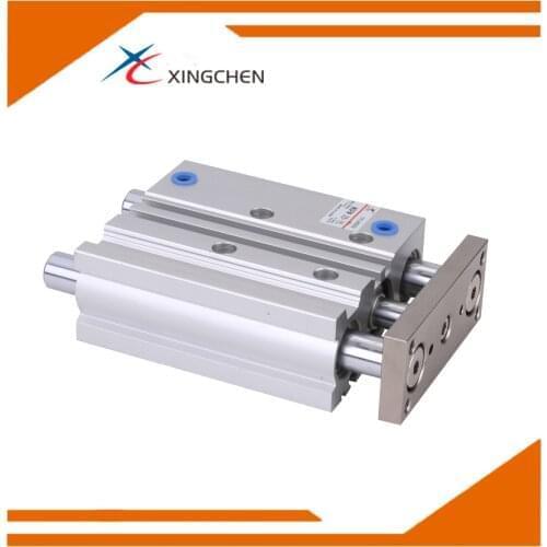 TCM25/MGPM25-10,20,25,30,40,50,75 Compact thin cylinder with guide rod TCM MGPM series