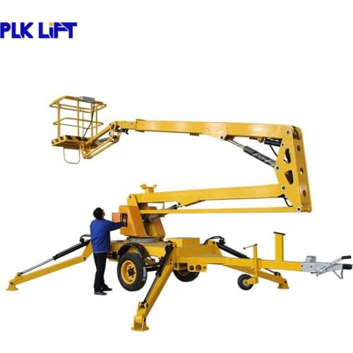 Transformer Up-and-Over Trailer Tow Joints Connected Air Basket Lift