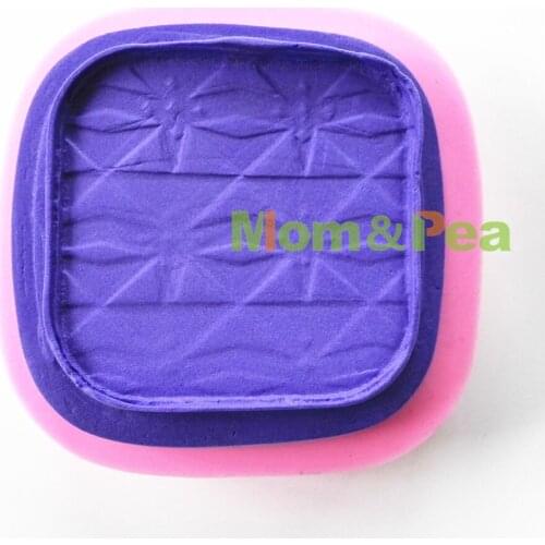 Mom&Pea 0726 Free Shipping Pressed Powder Shaped Silicone Mold Cake Decoration Fondant Cake 3D Mold Food Grade