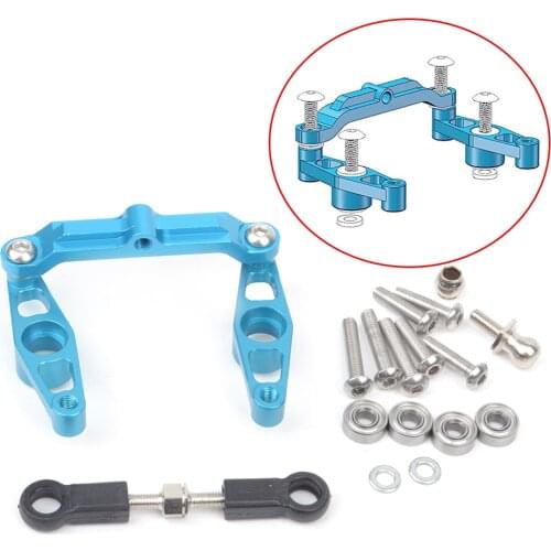 1/10 RC Aluminum Alloy Ball Bearing Crank Steering Set for Tamiya TT02
