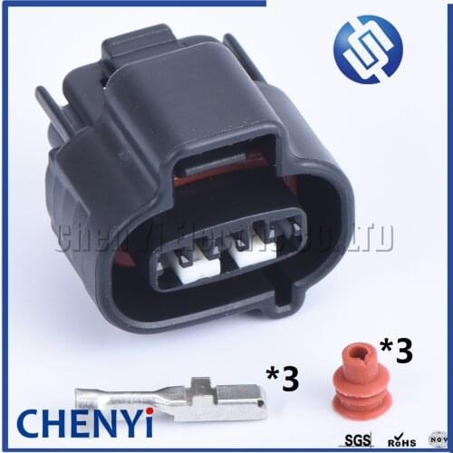 1 set 3 pin housing plug Toyota 1JZ-GTE 2JZ-GTE R152 W58 V160 VSS wire sensor connectors MG644554-4 90980-11143