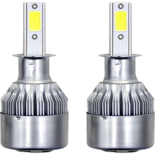 2PCS H1 H3 Led Headlight Bulbs Hh4 LED Car Lights C6 H4 880 H11 HB3 9005 h7 9006 H13 6000K 72W 12V 8000LM Auto Headlamps S2