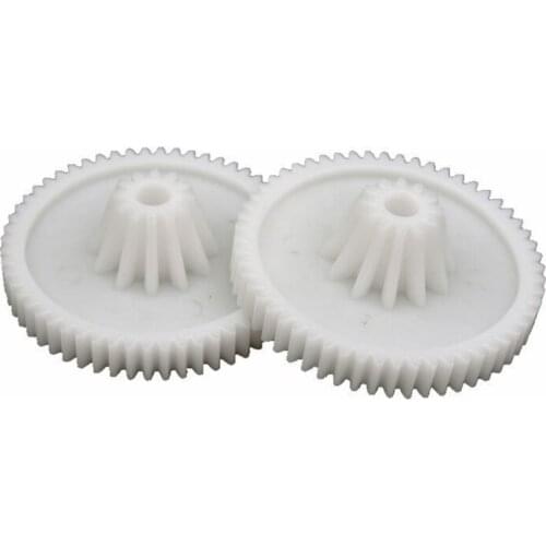 2 Pcs Plastic Gear Meat Grinder for PHILIPS ESSENCE HR7752 HR7755 HR7758 HR7765 HR7766 HR7768 Holt VES Mincer Spare Parts