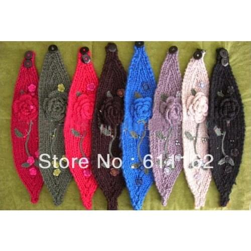 2018 8 colours Fashion Wholesale acrylic yarn hook knitting head with fashionable woman manual belt with squid pattern 50pcs