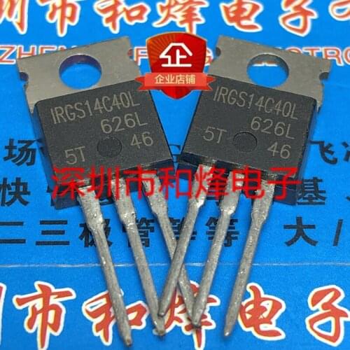 5PCS IRGB14C40L TO-220 430V 20A 100% New&original