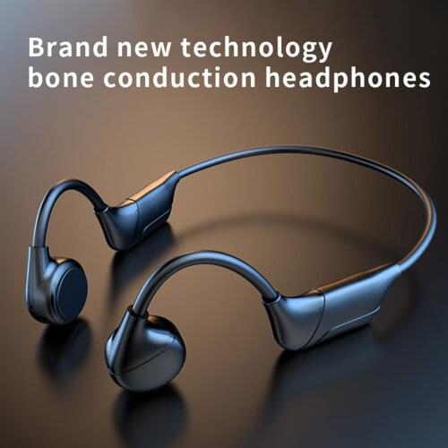 V12 Bone Conduction Earphone Wireless Sports Headphones Waterproof Stereo Hands-Free with Microphone for Smartphone
