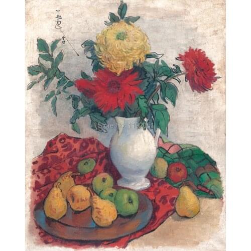 Flower painting Chinese paintings contemporary artist masterpiece flowers posters canvas prints flowers and fruits still life