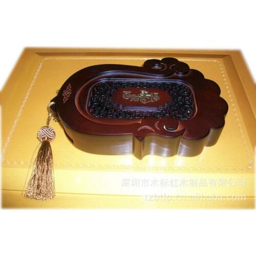 Jade and nephrite jade tablets wooden box