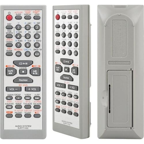 Remote control suitable for panasonic EUR7711050 DVD CD AUDIO SYSTEM PLAYER EUR7711080 SA-PT850EE PT150GS PT673
