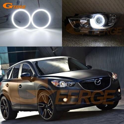 For mazda cx-5 2012 2013 2014 2015 Pre facelift Excellent Ultra bright smd led Angel Eyes Halo Ring kit Day Light