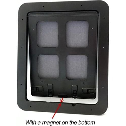 29X24CM Pet Screen Door Automatic Lockable Screen Pet Security Door Dog Training Tunnel Puppy Pets Door For Cat