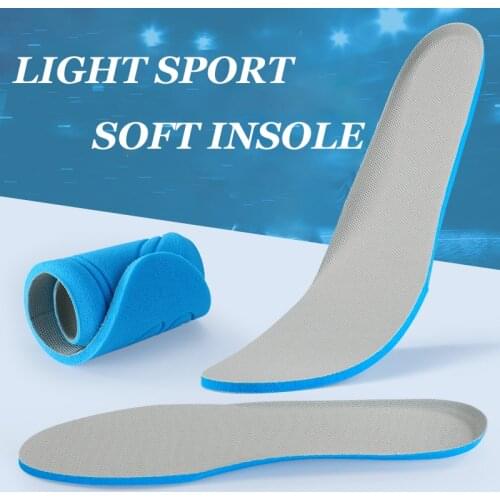 1 Pair Stretch Light Sport Insoles High elastic Cotton Men Women Running Breathable Shoe pad Soft Ortholite Insert