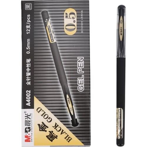 M&G AGPA4002 Gel Pen 0.5mm Black Pen Signature Pen School Supplies Office Supplies School Pens Stationery