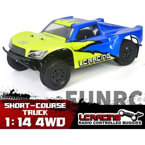 RC Car LC RACING 1:14 4WD 2.4G RTR Brushed EMB-SCL Short-Course Truck Buggy Off-road vehicle Electric Remote Control Car toy car