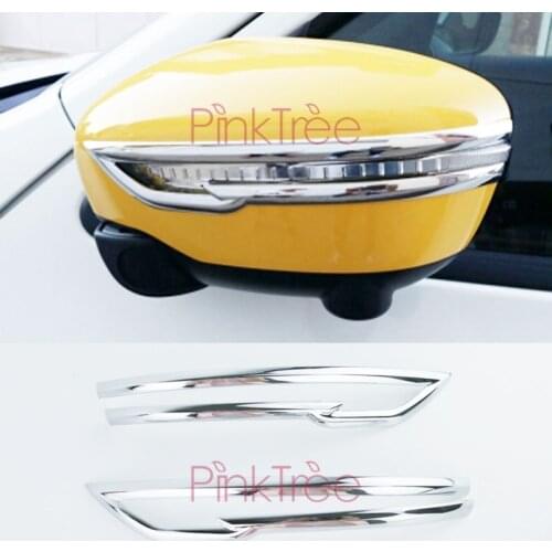 For Nissan Juke 2014 2015 2016 2017 2018 Chrome Side Wing Door Mirror Cover Trim Car Styling Tuning Accessories