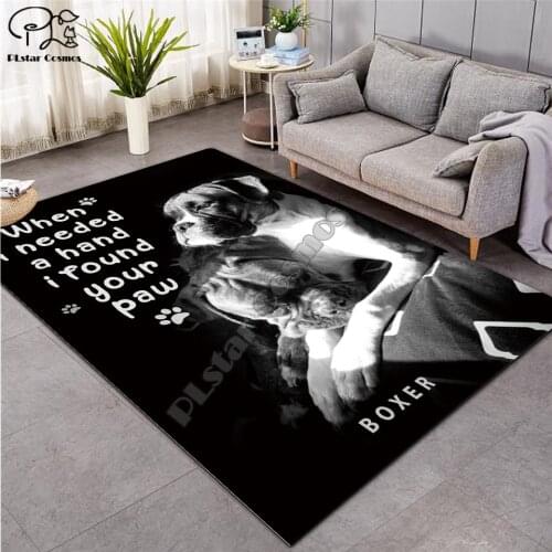 Dog carpet kids room soccer rug field parlor bedroom living room floor mats children large rugs home mat style-1