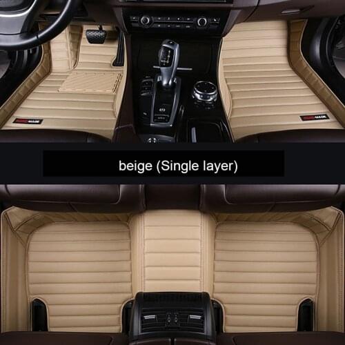 Custom leather car floor mat For Chrysler 300c 3D car-styling heavy duty all weather protection car accessorie carpet