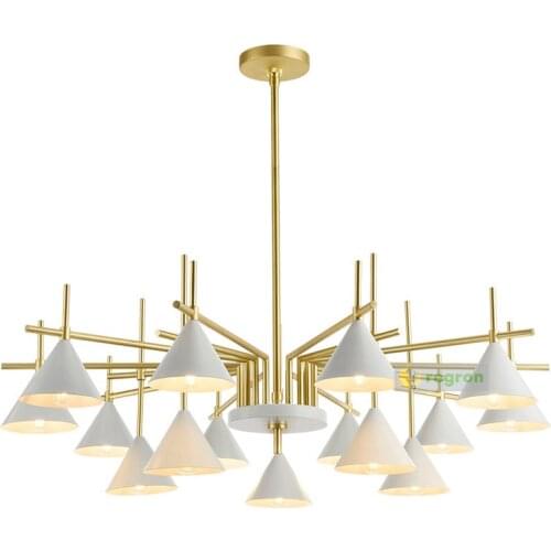 Modern chandelier light luxury living room Flush Mount Chandeliers nordic lamp industrial wind bedroom fashion home lighting