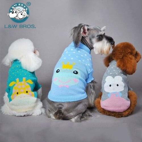 Fashion Cute Lovely Warm Dog Sweater Autumn Winter Pet Clothes Puppy Outfit Clothing For Dog Kitten Cute Cat Sweater Coat