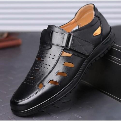 Leather Shoes Summer Mens Sandals Shoes Summer Original Chaussure Homme Zapatos De Hombre