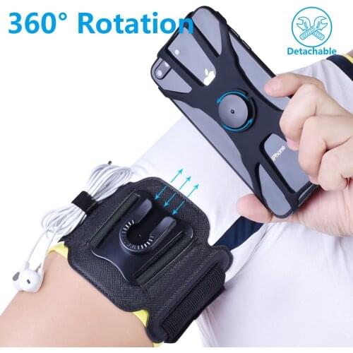 Wristband Phone Holder For IPhone Running 4"-7.0" Inch Universal Sports Armband For Samsung Cycling Gym Arm Band Bag For Huawei