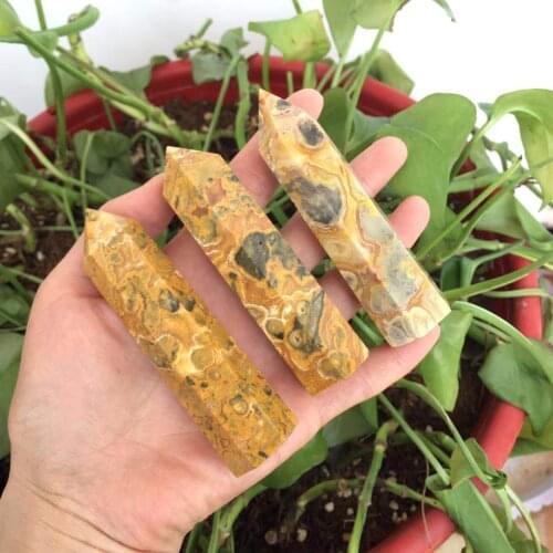 Natuurlijke Crazy Agaat Crystal Tower Reiki Healing Woondecoratie Kamer Decoratie Aquarium Decoratie Gift Hekserij Offer