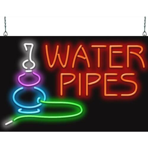 Neon Sign For Water Pipes Tobacco shop glass Tube Beer club Lamp resterant light Indoor Neon Sign Neon Window Lights Nail Sign