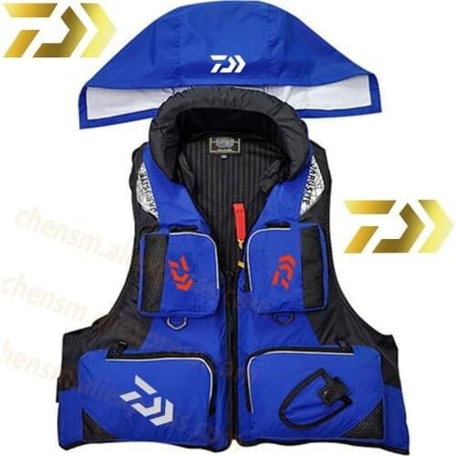 2020 New Reflective Dawa Male Women Jacket Fishing Life Vest Outdoor Life Vest Water Sports Daiwa Swimsuit for Boating Survival