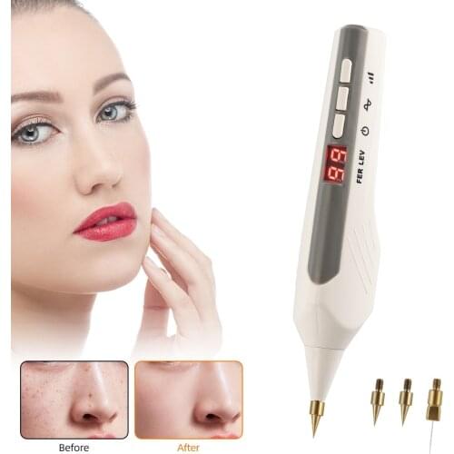 Rechargeable 9 Levels Laser Moles Remover Plasma Pen Tattoo Freckles Removal Dissipating Warts Dark Spots Laser Therapy Ion Pen