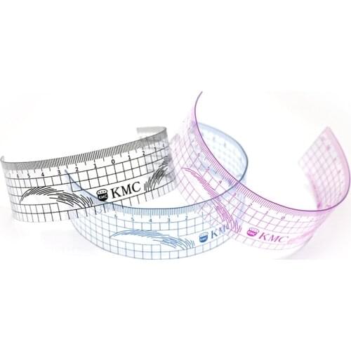 Plastic Eyebrow Tattoo Stencils Permanent Makeup Template Microblading Reusable Measurement Stencil Ruler Cosmetic Shaping Tools