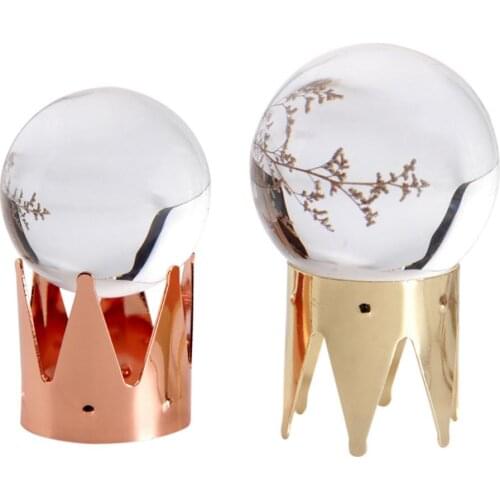 Crown/geometry Display Stand Crystal Mineral Jewelry Display Stand Home Desktop Decoration Crystal Ball Stone Ornaments