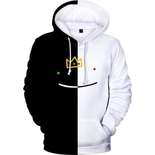 2021 3D Printed Ranboo Dreamwastaken Men Hoodie Women Streetwear Hip Hop Pullover Harajuku Sweatshirt Boys Girls Cosplay Hoodies