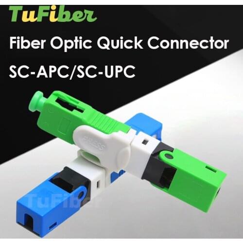 UNIKIT ESC250D Optical Fast Connector Single-Mode SC APC Field Assembly Quick Conector SC UPC Fiber Optic Fast Connector