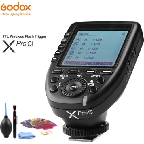 In Stock! GODOX XPro-C E-TTL 2.4G Wireless High Speed Sync 1/8000s X system High-speed Flash Trigger For Canon EOS Cameras