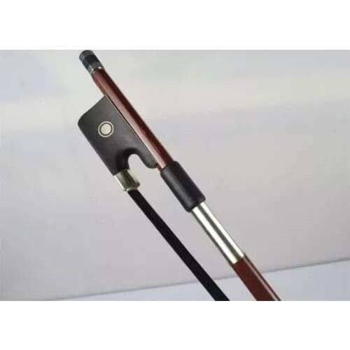 1pcs of black bow hair brazilwood 4/4 student cello bow,ebony frog
