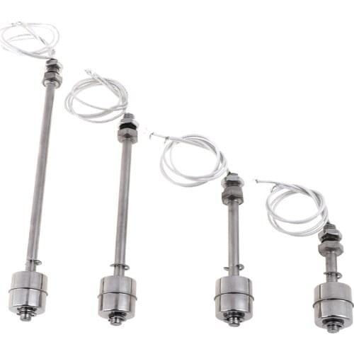 1PCS Mini Stainless Steel Float Switch Water Level Indicator Vertical Water Level Sensor Water Tank Pool Liquid Level Sensor