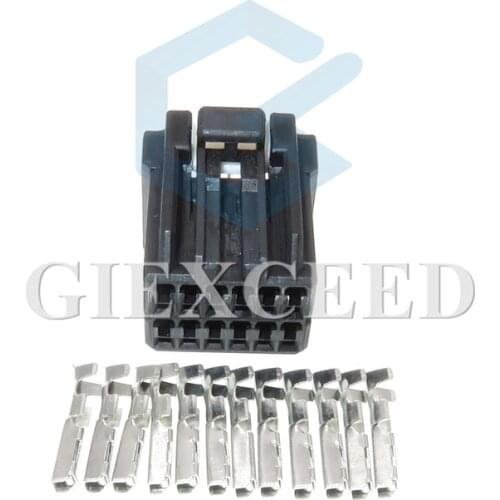 2 Sets 12 Pin 175965-2 Automotive Electric Cable Socket Plastic Female Connector With Terminals