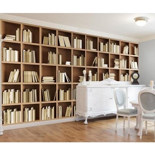 3d wallpaper for room European style 3D stereoscopic library backdrop mural 3d wallpaper 3d customized wallpaper